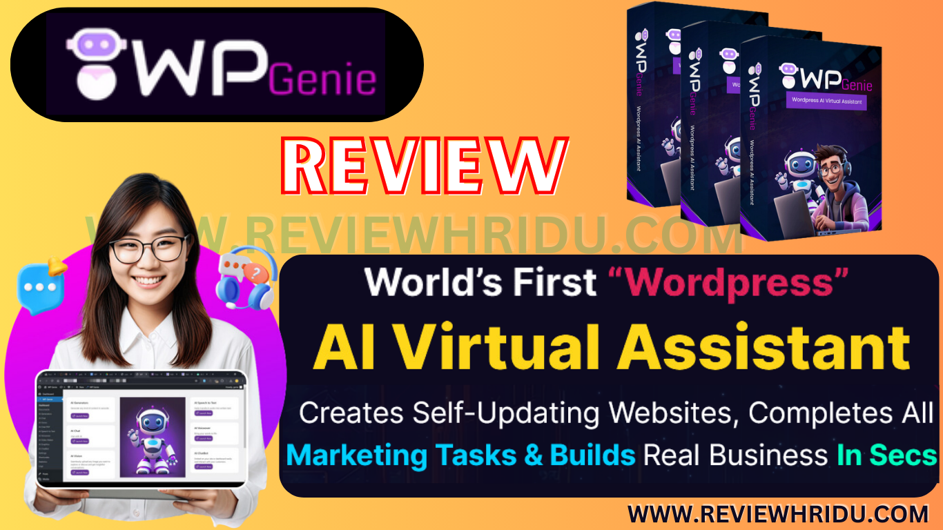 WP Genie Review || World’s 1st "Human-Like" AI Virtual Assistant