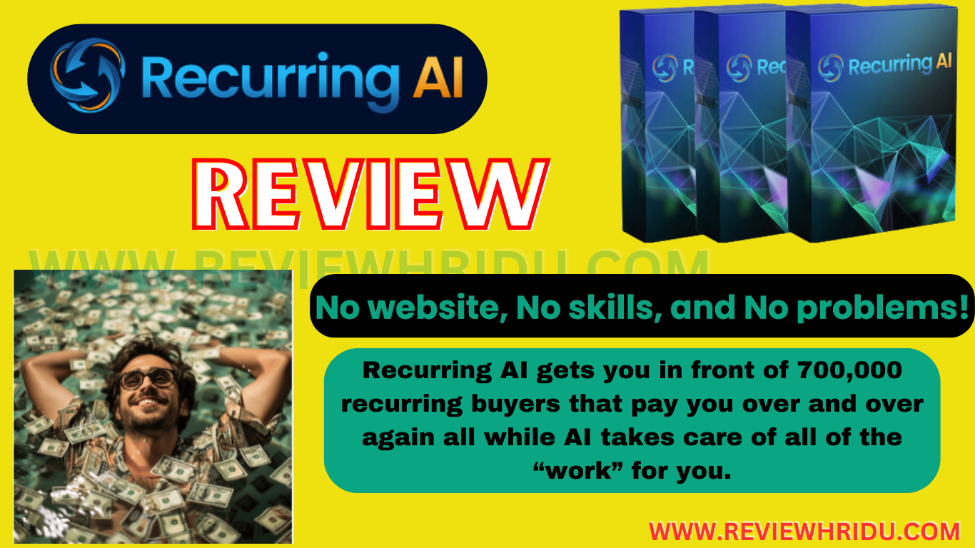 Recurring AI Review || Discover the Hottest Money-Making Secret Online! 💥