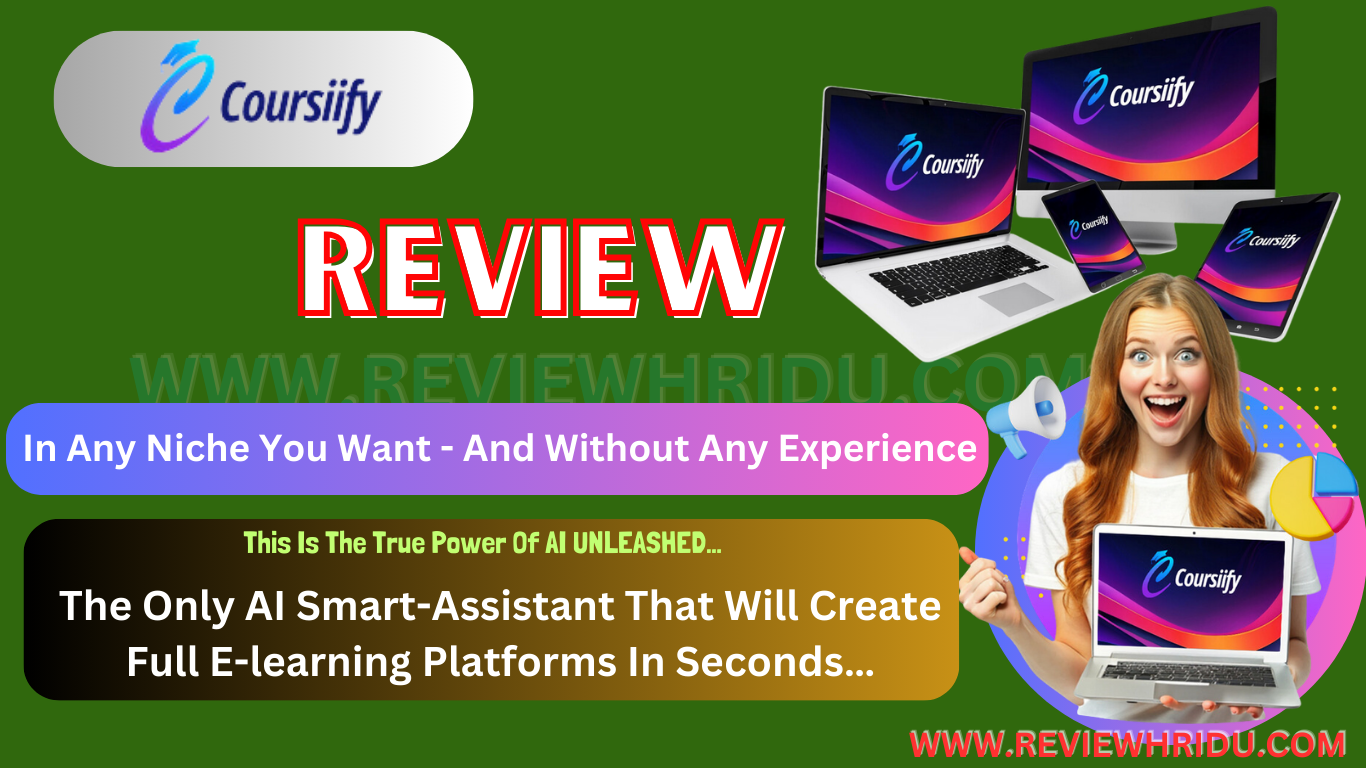 Coursiify Review || Create Full E-learning Platforms In Seconds